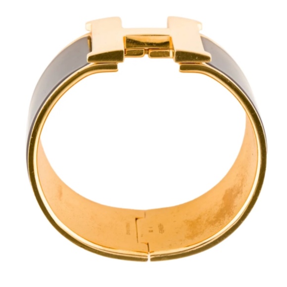 HERMÈS Clic Clac H XL Enamel Bracelet - Picture 3 of 7